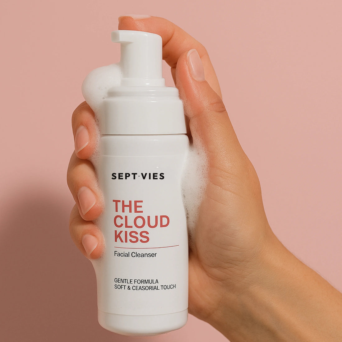 Detergente Viso SEPT VIES in mano