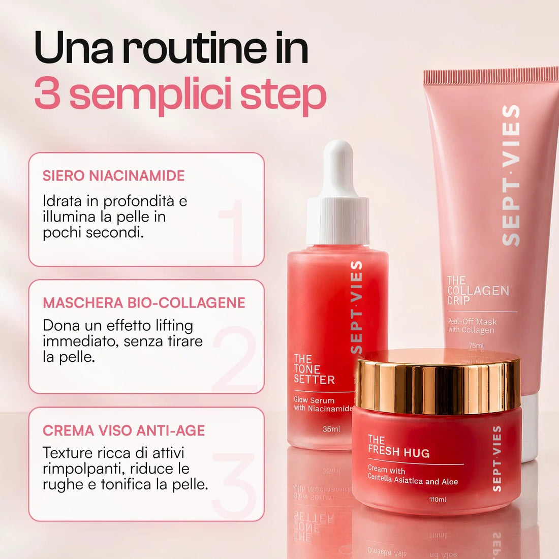 Routine in 3 step