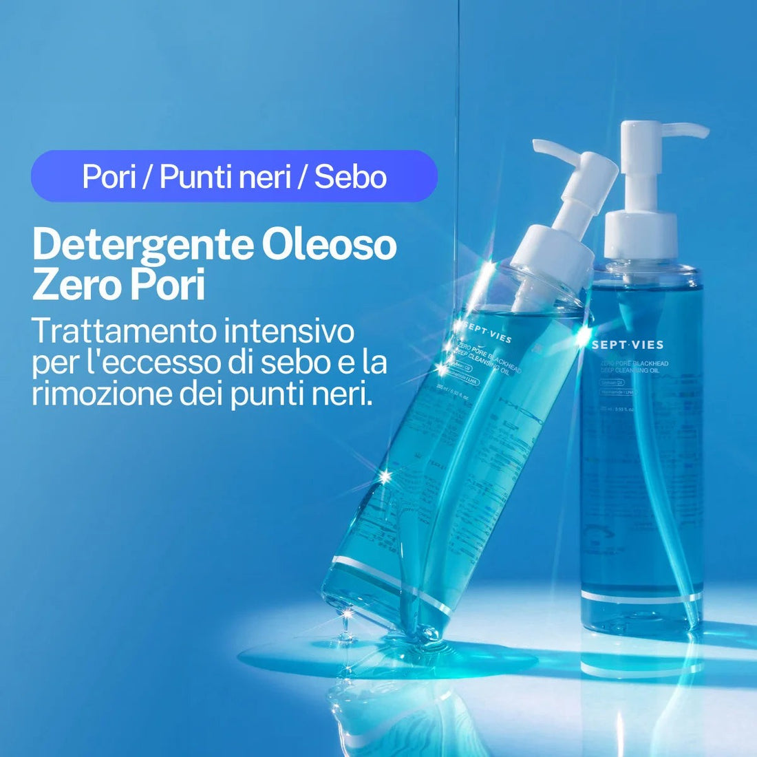 Detergente oleoso Zero Pori per sebo e punti neri