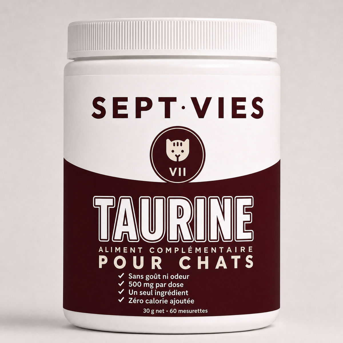 Sept Vies™ Taurine Invisible