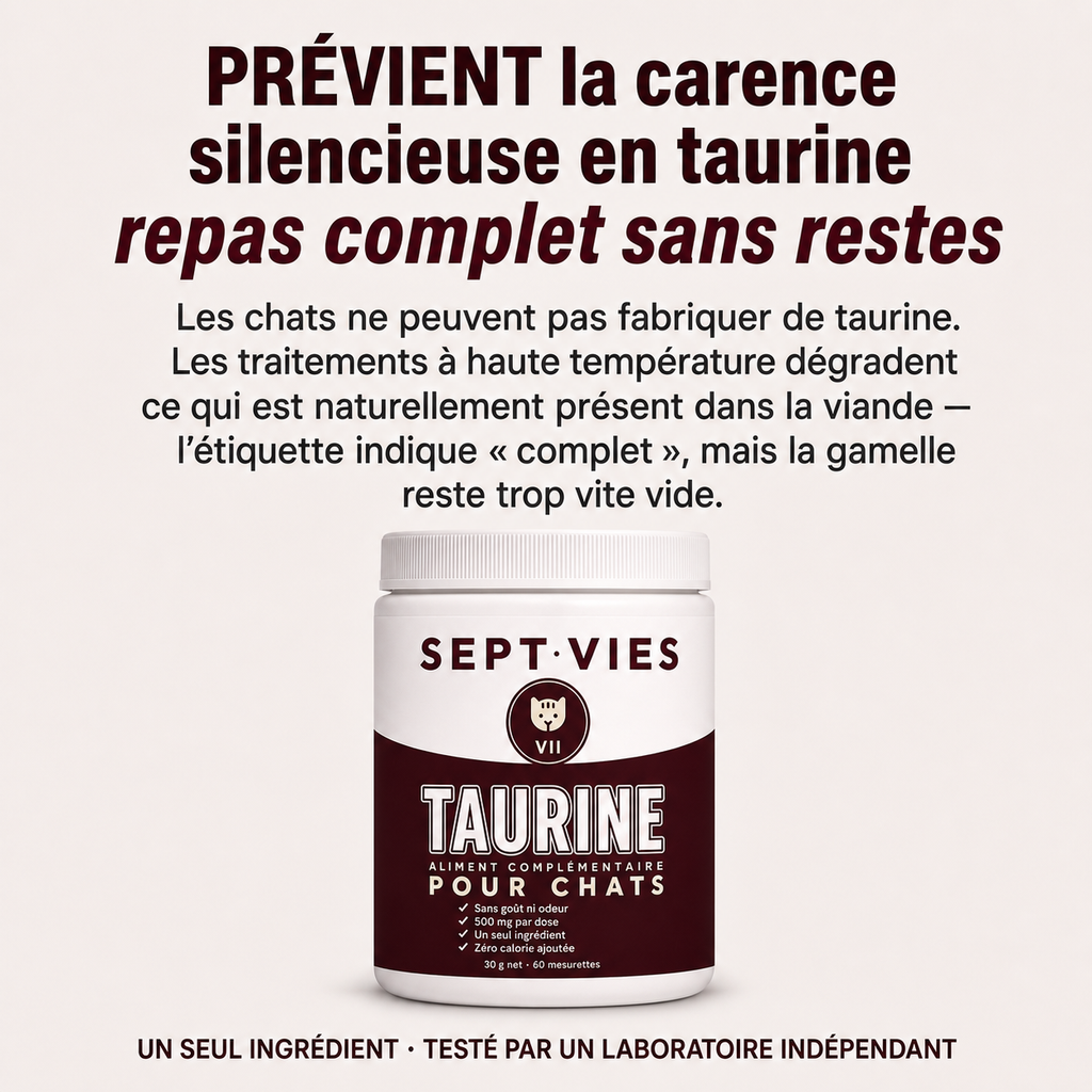 Sept Vies™ Taurine Invisible