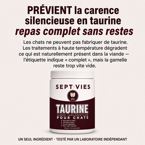 Sept Vies™ Taurine Invisible