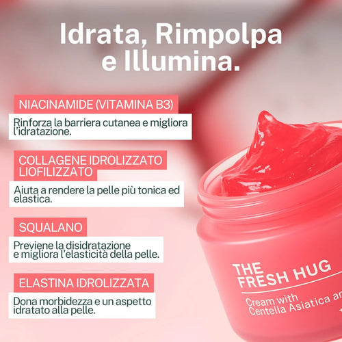 Idrata, rimpolpa e illumina: gli attivi della crema